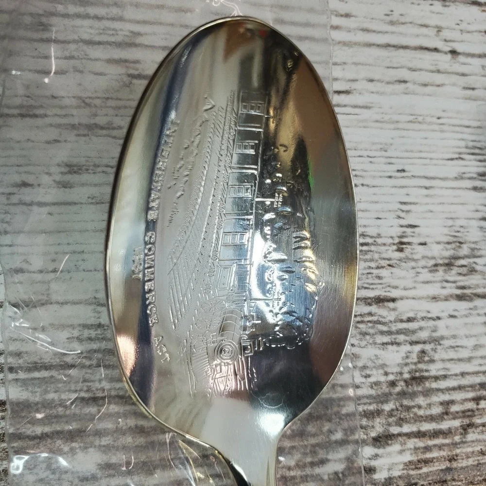 Vintage WM ROGERS & CO Set of 4 Silver Plate Presidential Collectible Spoons #2